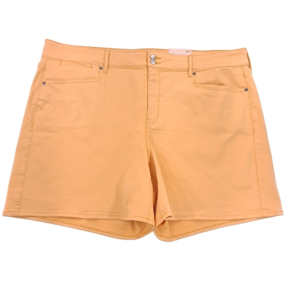 NYDJ Roxanne Women's Denim Shorts Tuscan Sunset Lift Tuck Stretch Plus - 24W